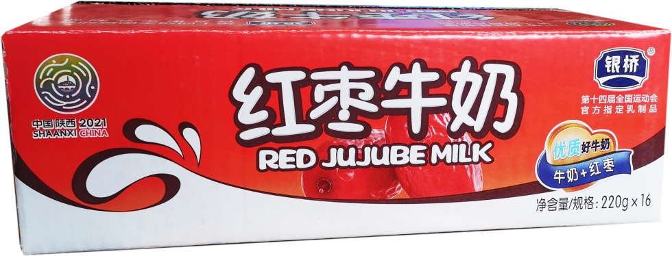 銀橋紅棗牛奶包裝生產